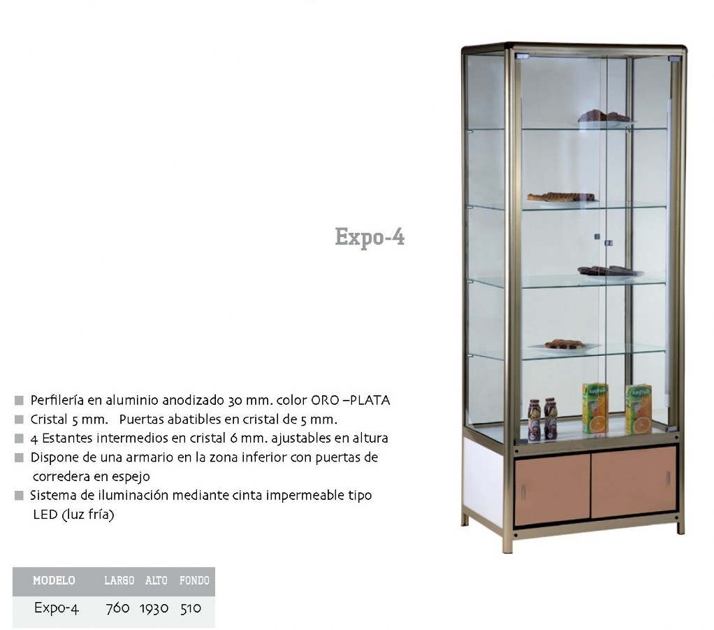 EXPOSITORES NEUTROS EXPO- 1, EXPO-2, EXPO-3 Y EXPO-4