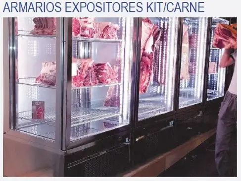 Armario expositor refrigerado para carnes