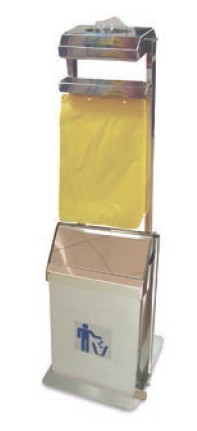 Dispensador de guantes, bolsas y papelera
