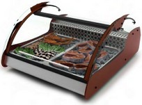 Vitrina refrigerada  XL VX2 Bandejas 2 GN 1/1x65.  Medidas: 680*882*400 mm.